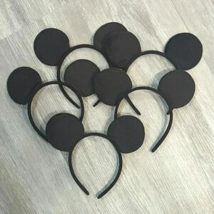Lot of 5 Mickey Mouse Headband Ears